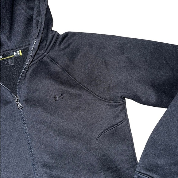 Women’s Under Armour Zip Up Jacket Black Size Small - Picture 7 of 8